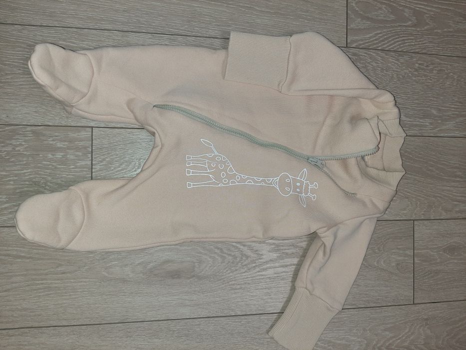 Теплий ромпер-чоловічок 56