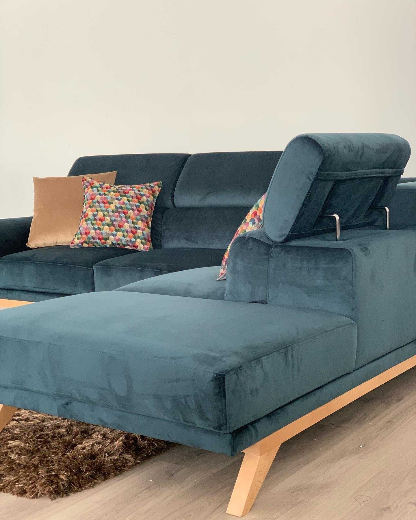 Sofa canto com cama e baú de arrumaçao NOVO