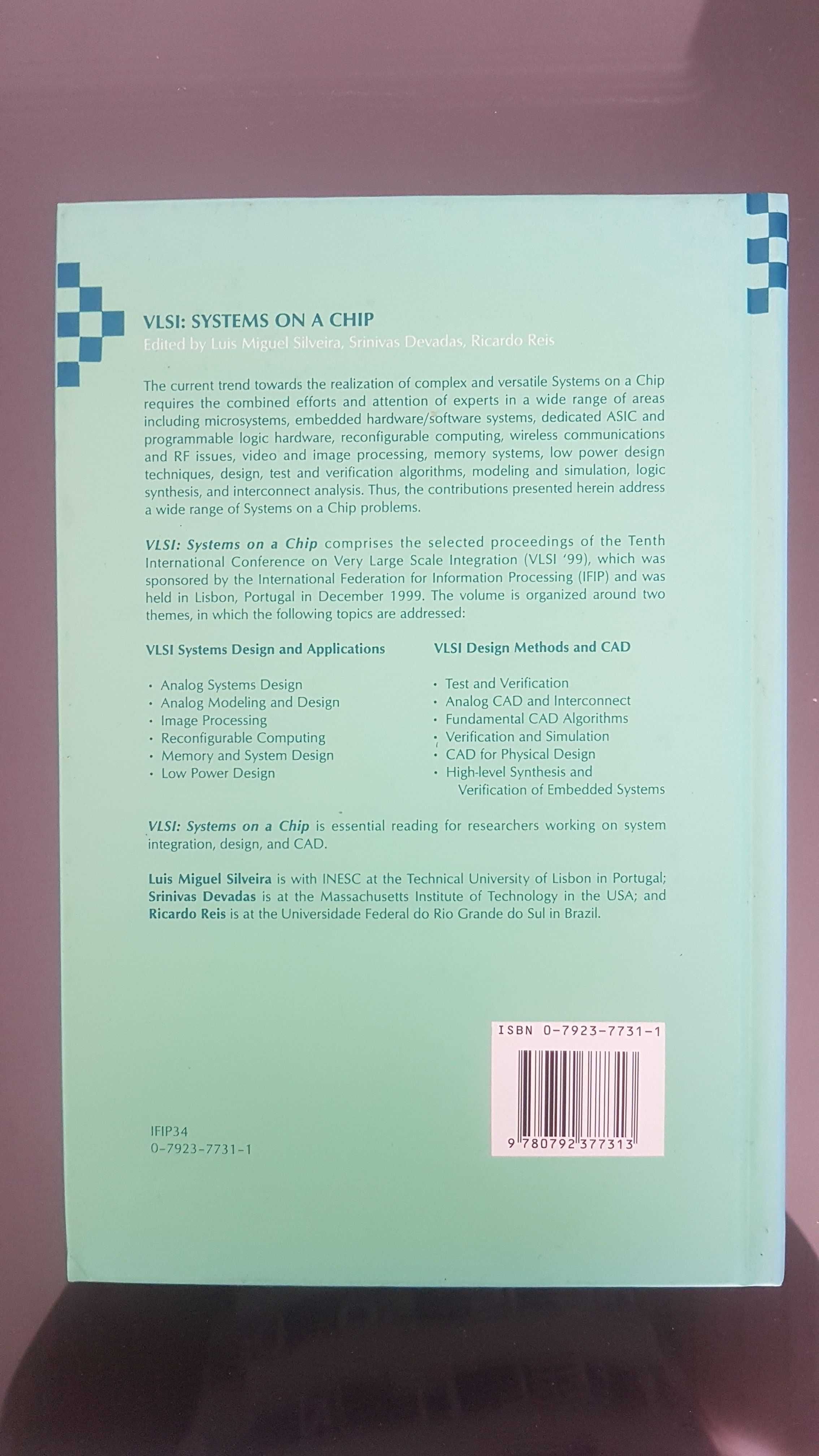 Livro técnico:"VLSI: Sistems on a Chip" (VLSI '99)