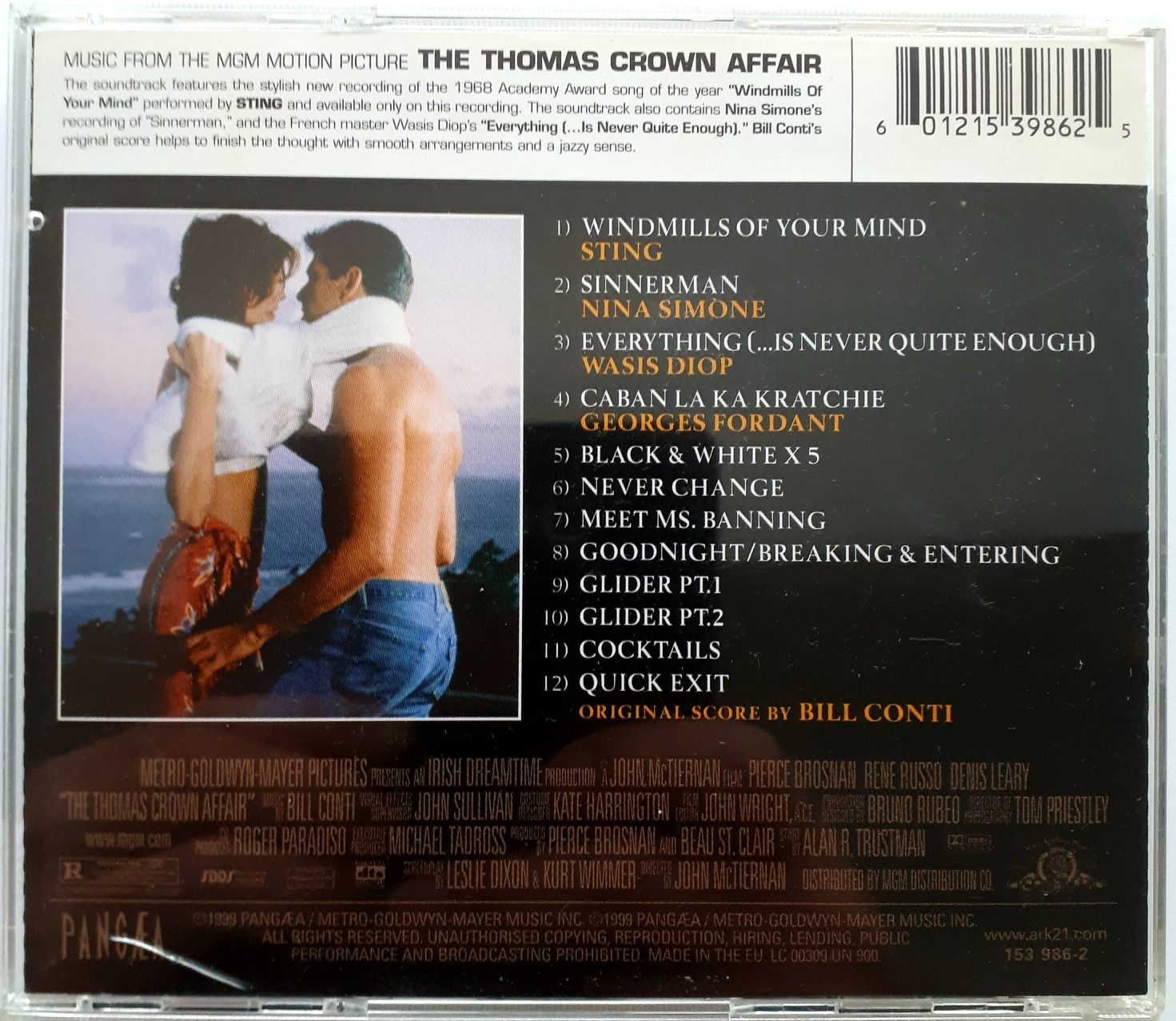 Soundtrack The Thomas Crown Affair 1999r