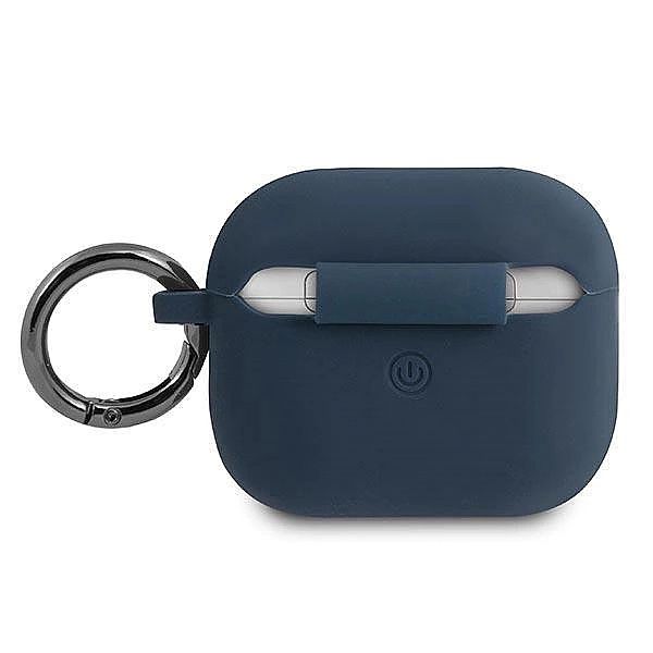 Etui U.S. Polo Assn. Silicone Collection na AirPods 3 - granatowe