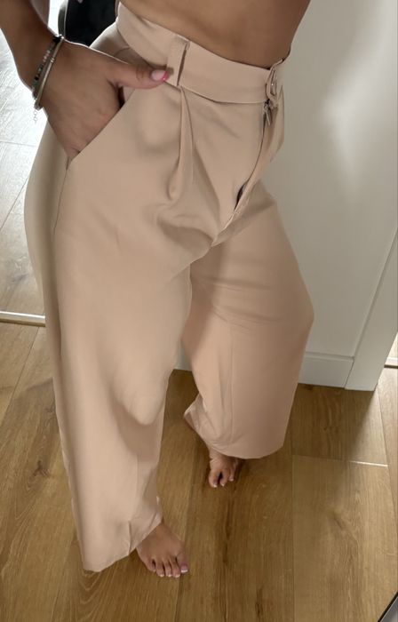 Szerokie spodnie xs Zara stradivarius