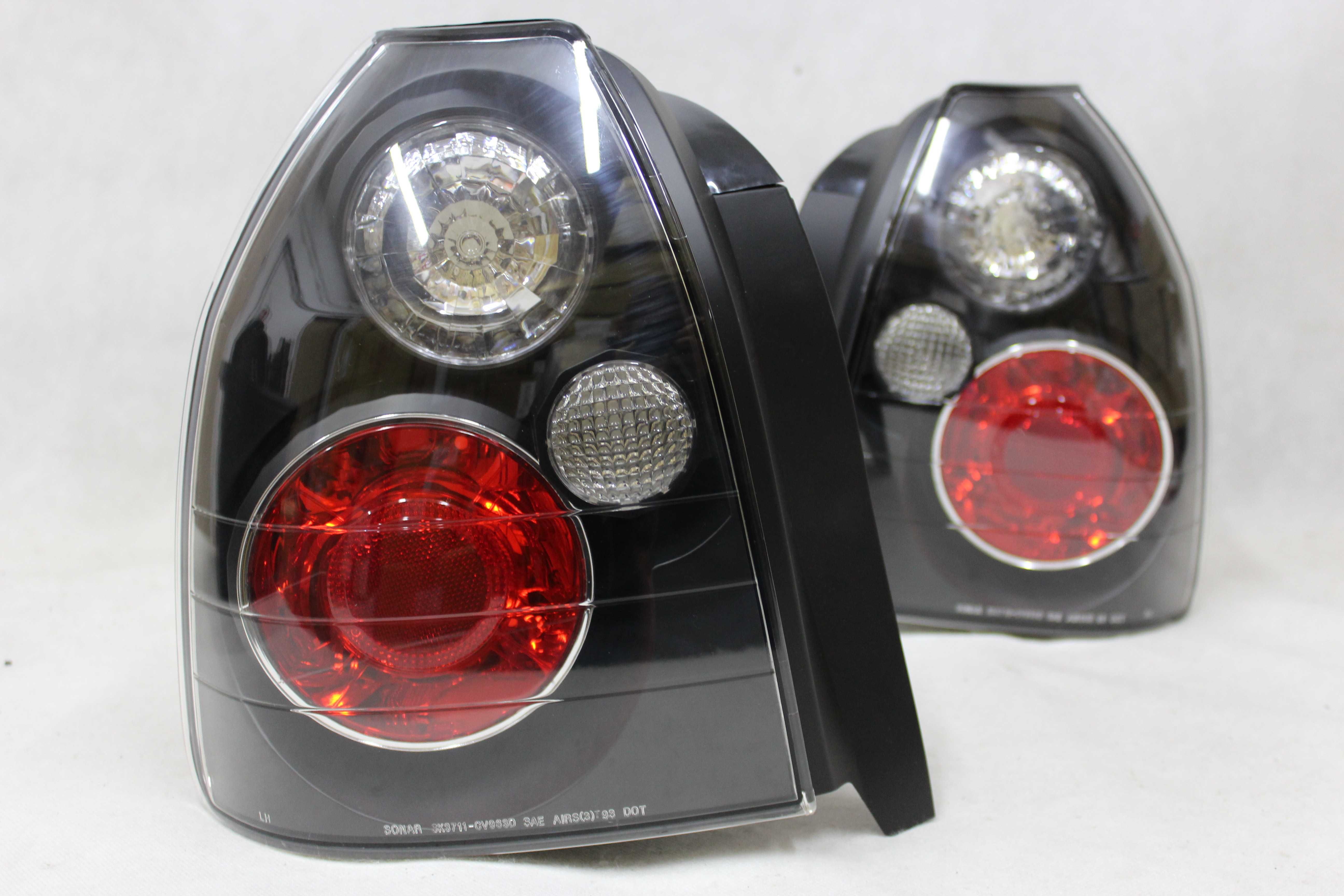 Lampy światła tył tylne HONDA CIVIC 6 VI 95-01 3D BLACK SMOKE TUNING !