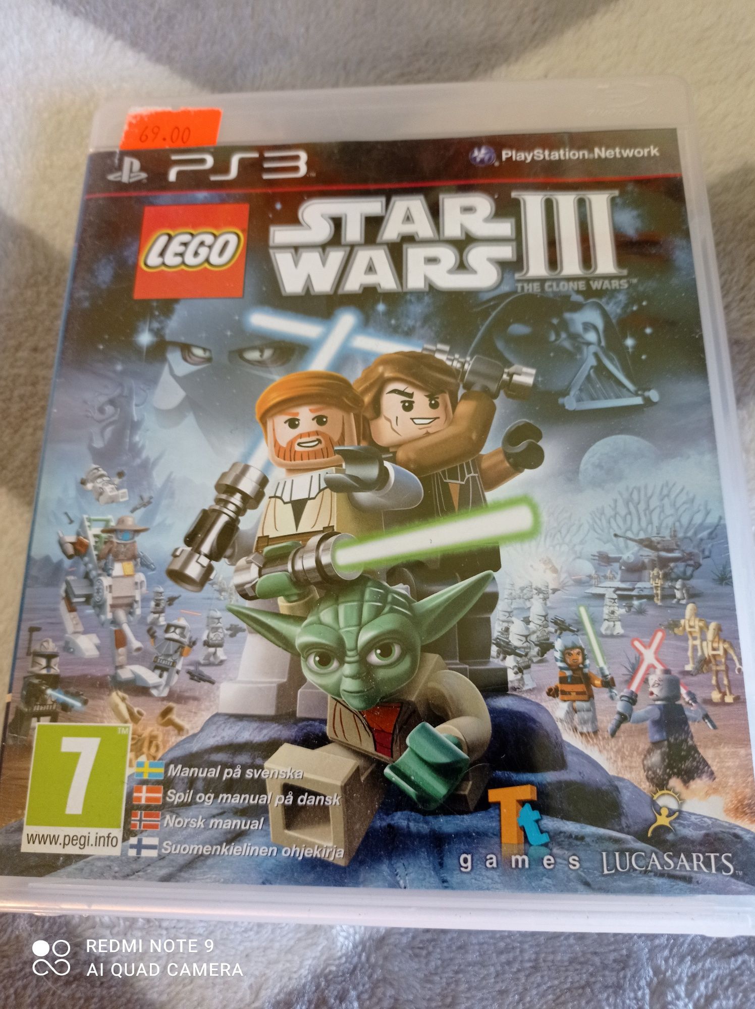 LEGO star wars 3 gra na PS3