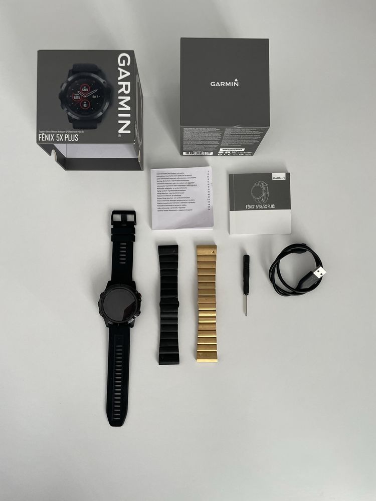 Часы Garmin fenix 5x plus sapphire