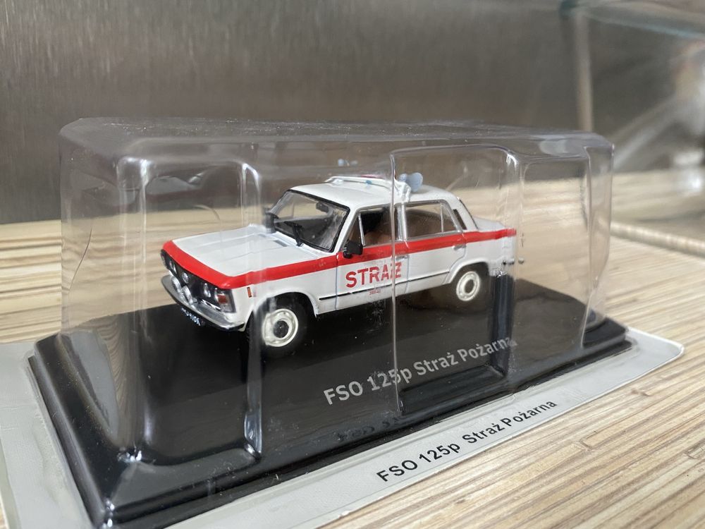 Fiat 125p Straż model 1/43 De Agostini
