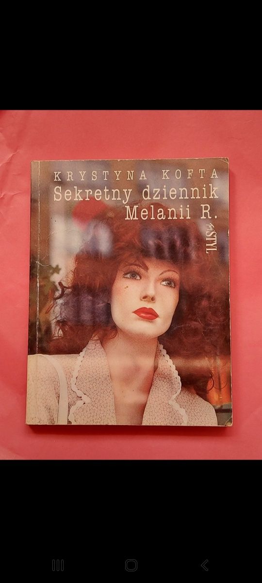 Książka Sekretny Dziennik Melanii r 1997r