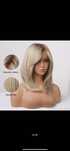 Nowa peruka damska blond prosta bob za ramiona jak naturalna jasna