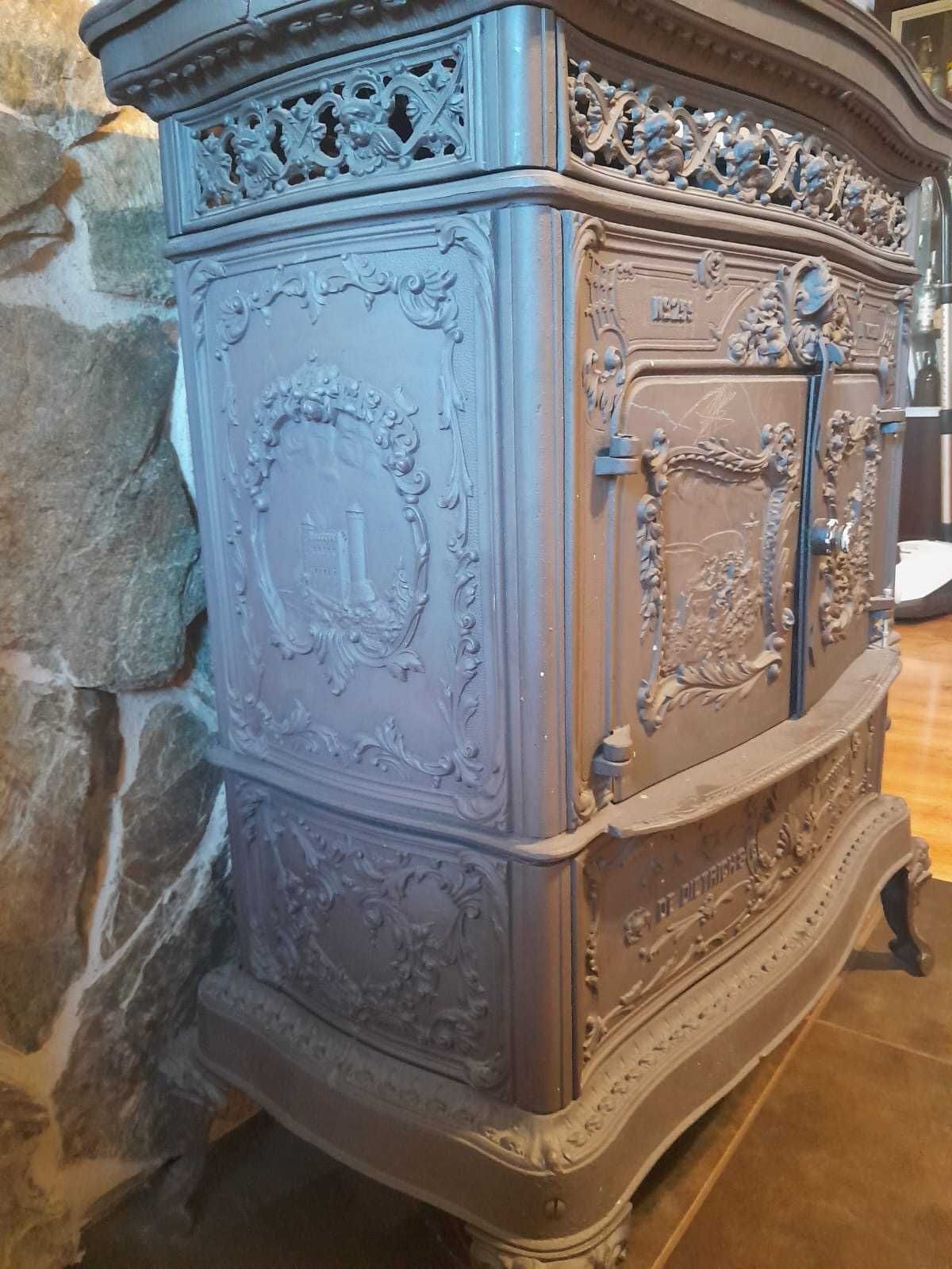 piecyk kominek koza  zabytkowy super stan 100 lat
