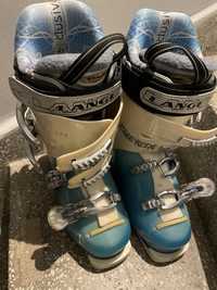 Lange damskie buty narciarskie, wkładka 24cm