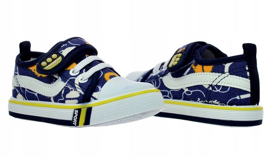 Rozmiar: 19 Tenisówki Trampki Buty Sportowe Rzep 5621