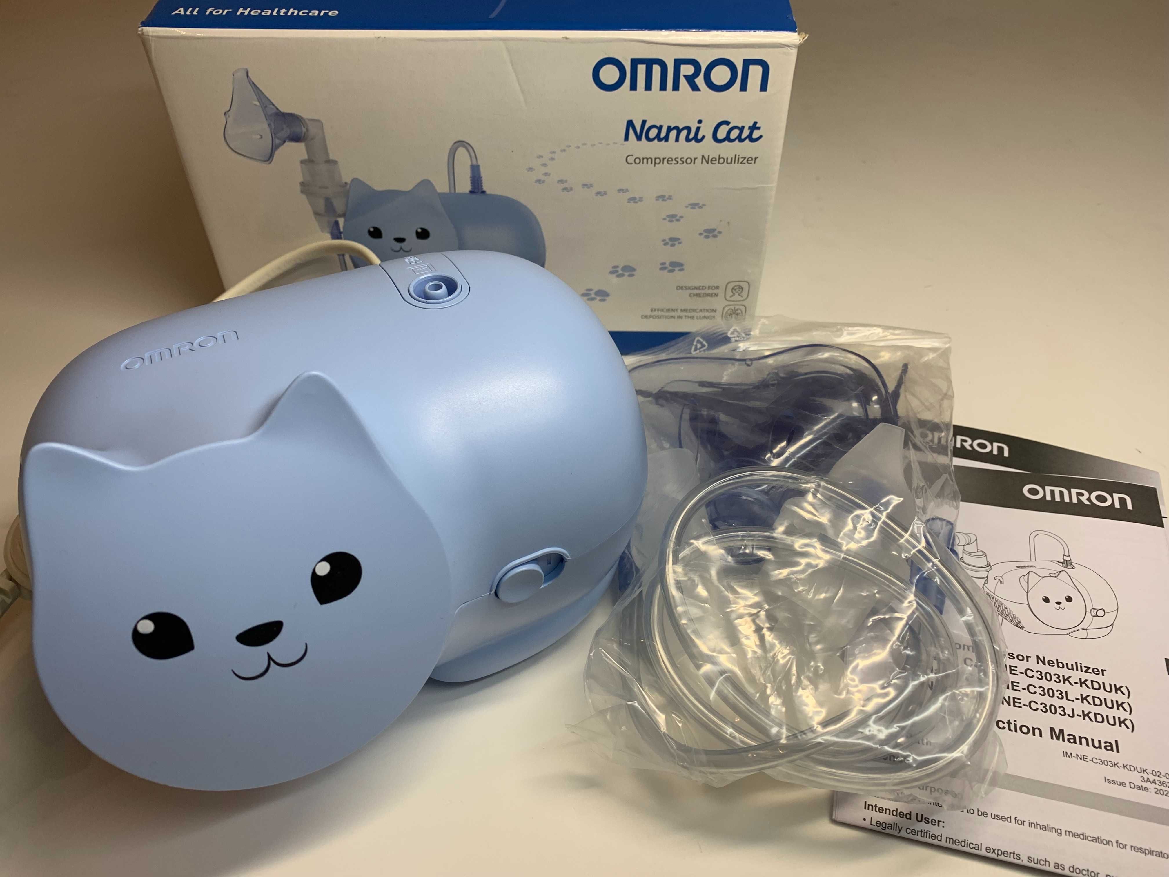 OMRON Nami Cat Inhalator nebulizator kompresorowy dla dzieci