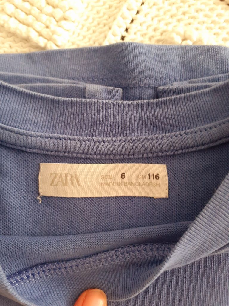 T shirt zara azul