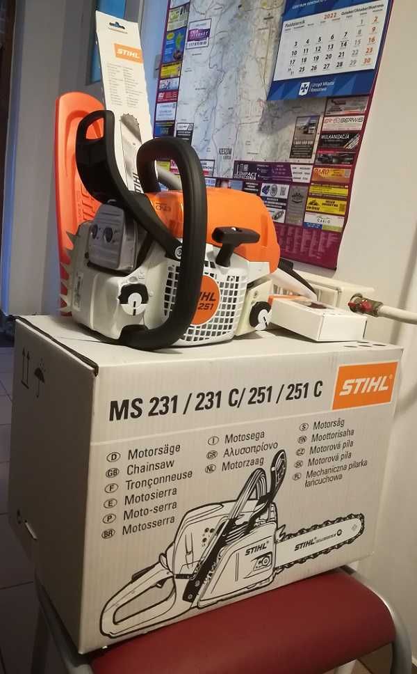 Piła spalinowa Stihl MS 251 3 KM Nowa zakup w Polsce STIHL z Gwarancją