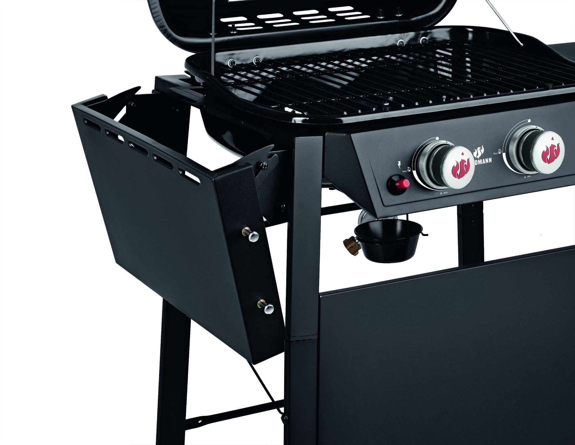 Grill gazowy LANDMANN  2.0 z rusztem emaliowanym NOWY 6kW