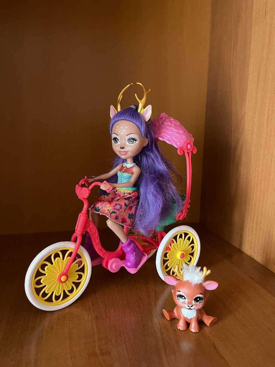 Enchantimals набор прогулка на велосипеде Энчатималс Дениса и Спринт
