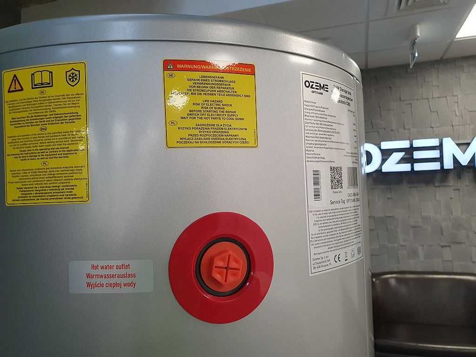 Zasobnik bojler CWU 200L 2 wężown. do pieca kotła solarów pompy ciepła
