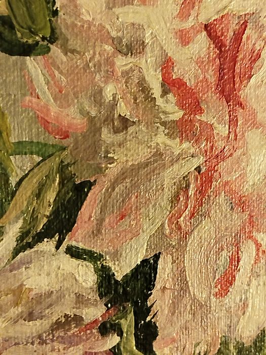 Obraz olejny malowany napłótnie