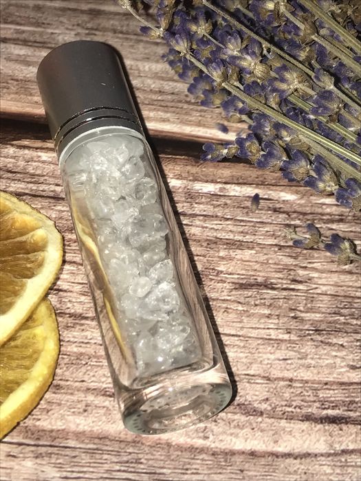 Magia Buteleczka z kryształami na olejek 10ml – kryształ górski Tarot