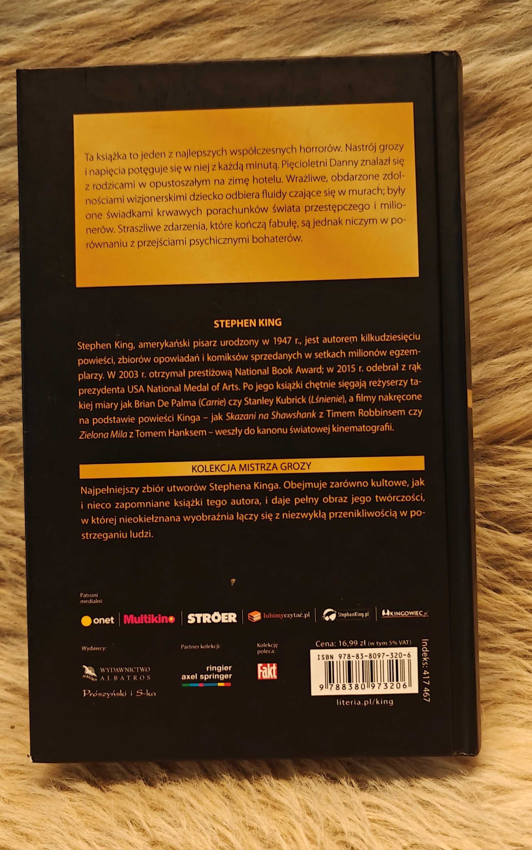 Lśnienie - Stephen King - Kolekcja Mistrza Grozy