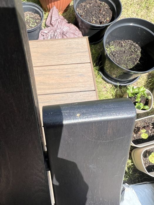 Fotel z podnóżkiem IKEA z wymienioną tapicerką
