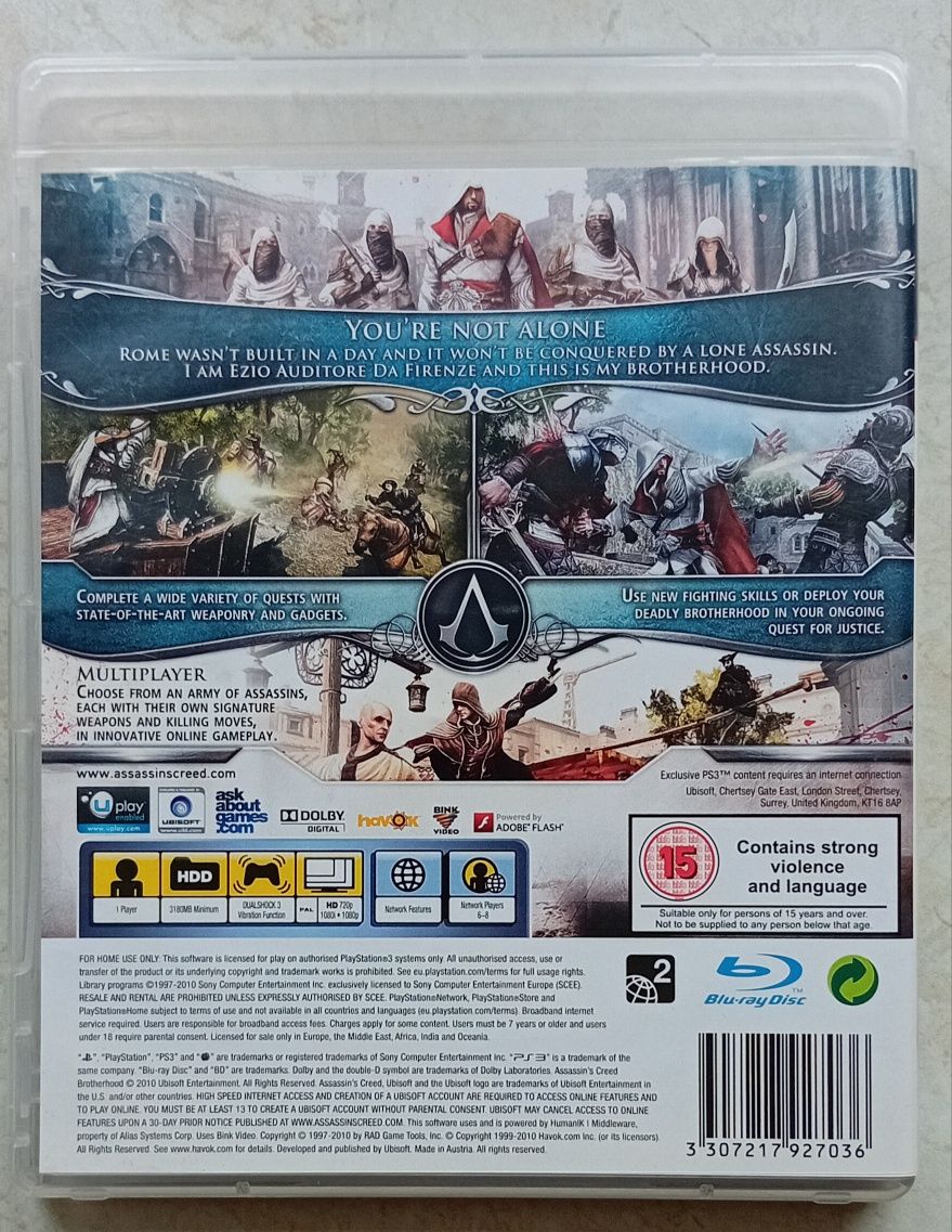 Asasins Creed Gry na PS3