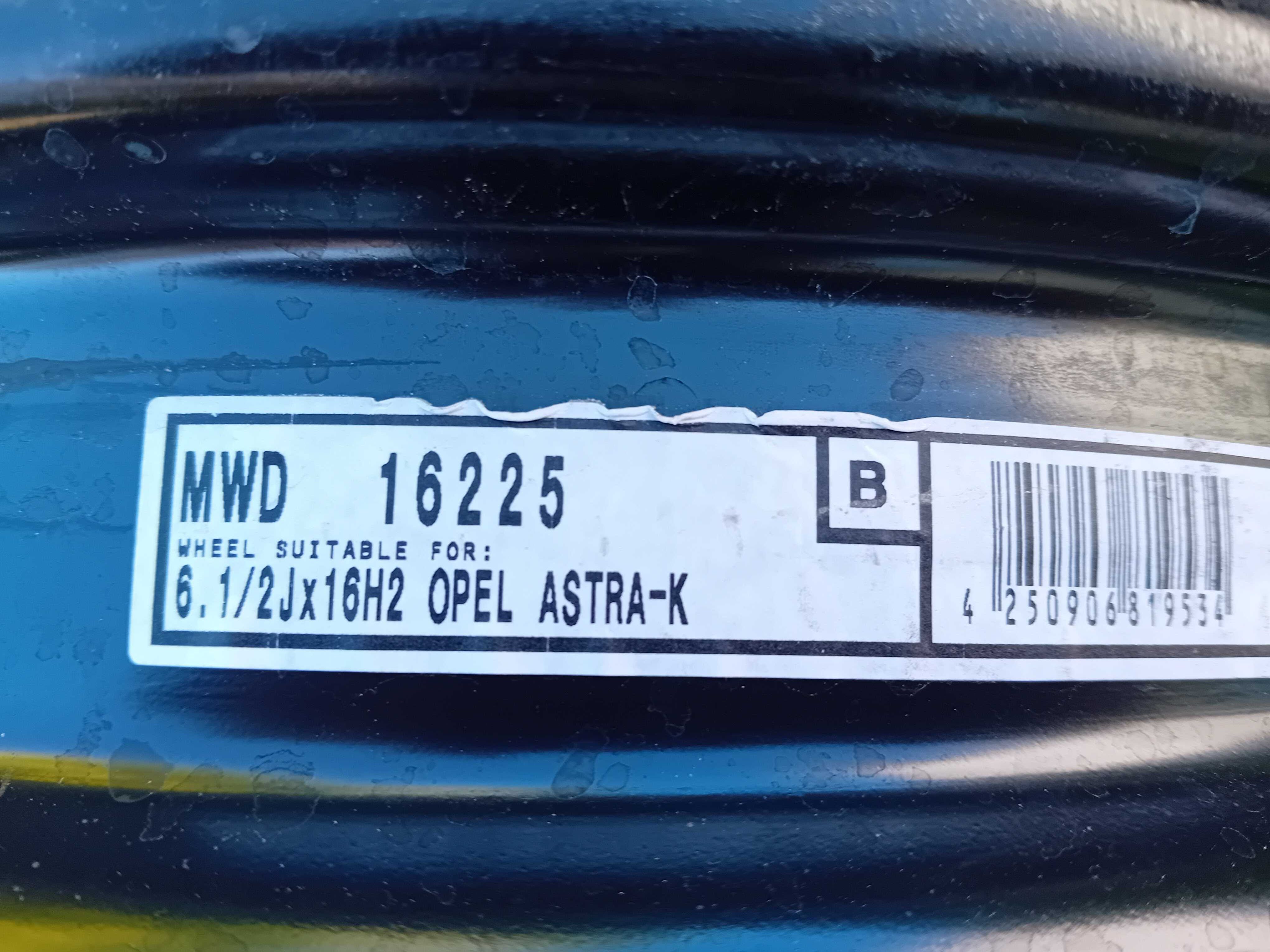 Felgi 16'' 5x105 Opel Astra J IV Astra K V Mokka F-VAT