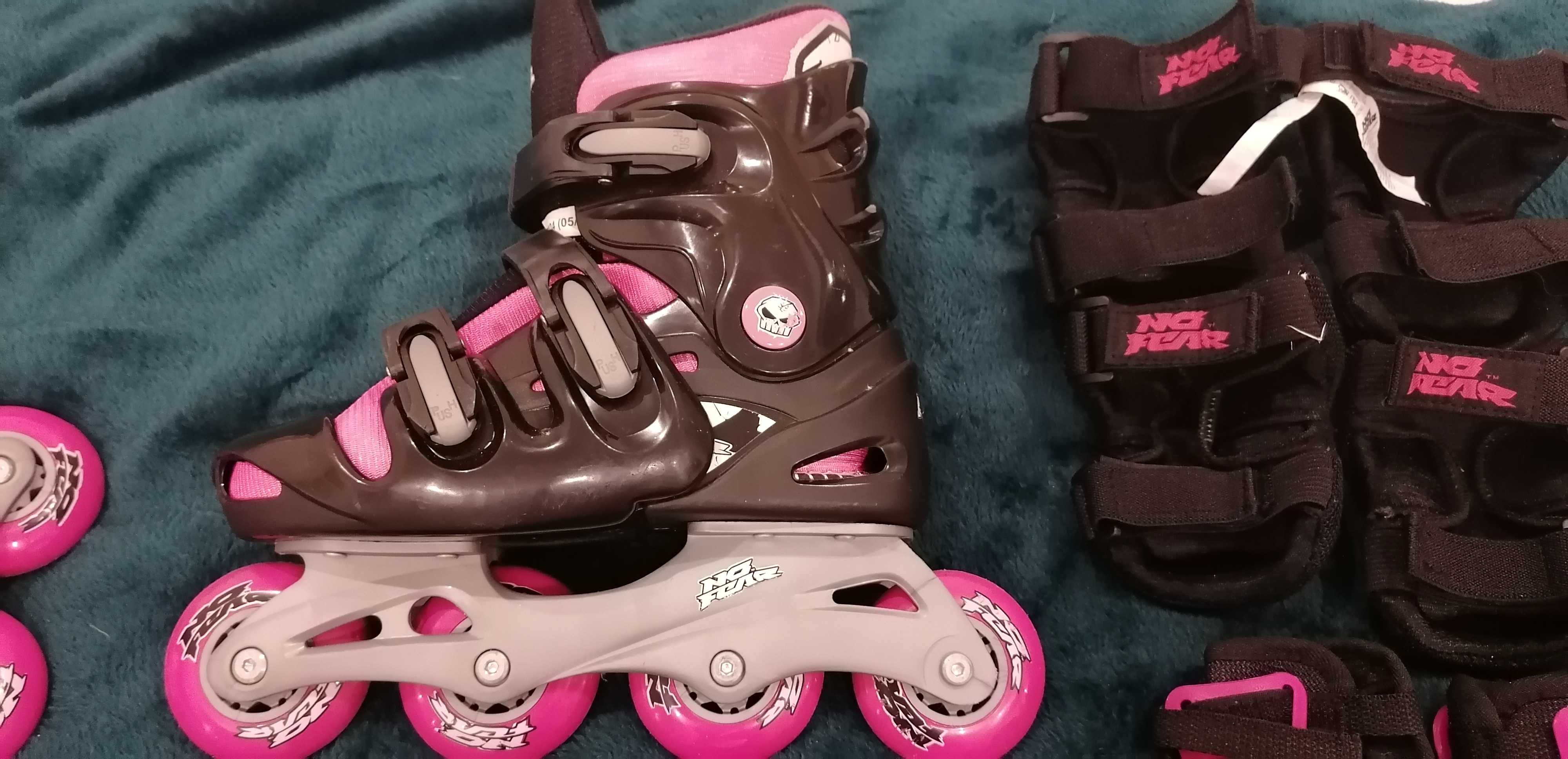 Patins em linha como novos