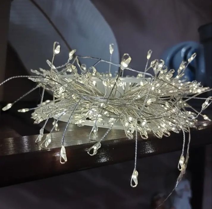 Lampki led 300 9 metrów typu ryż na baterie