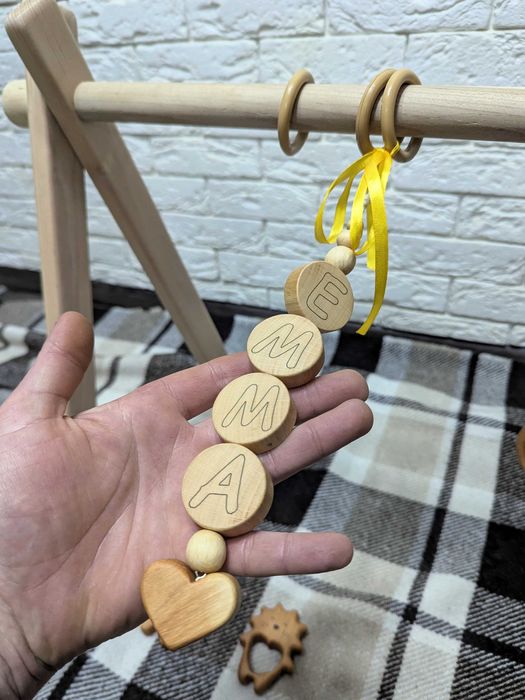 Монтессорі Розвиваючий Центр Стійка Мобіль для немовлят Еко Бейбі Джим