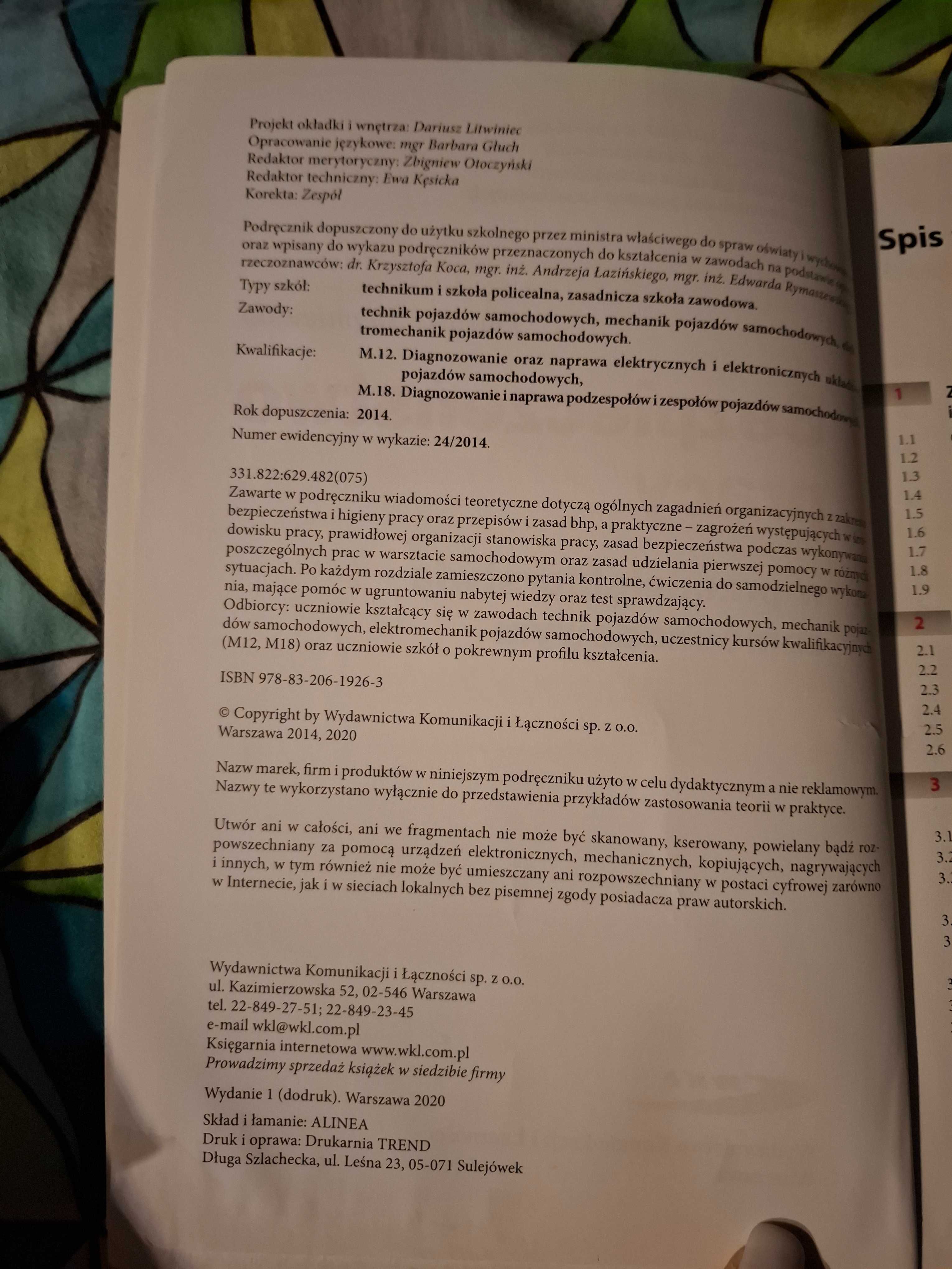 Bezpieczeństwo pracy  w przedsiębiorstwie samochodowym