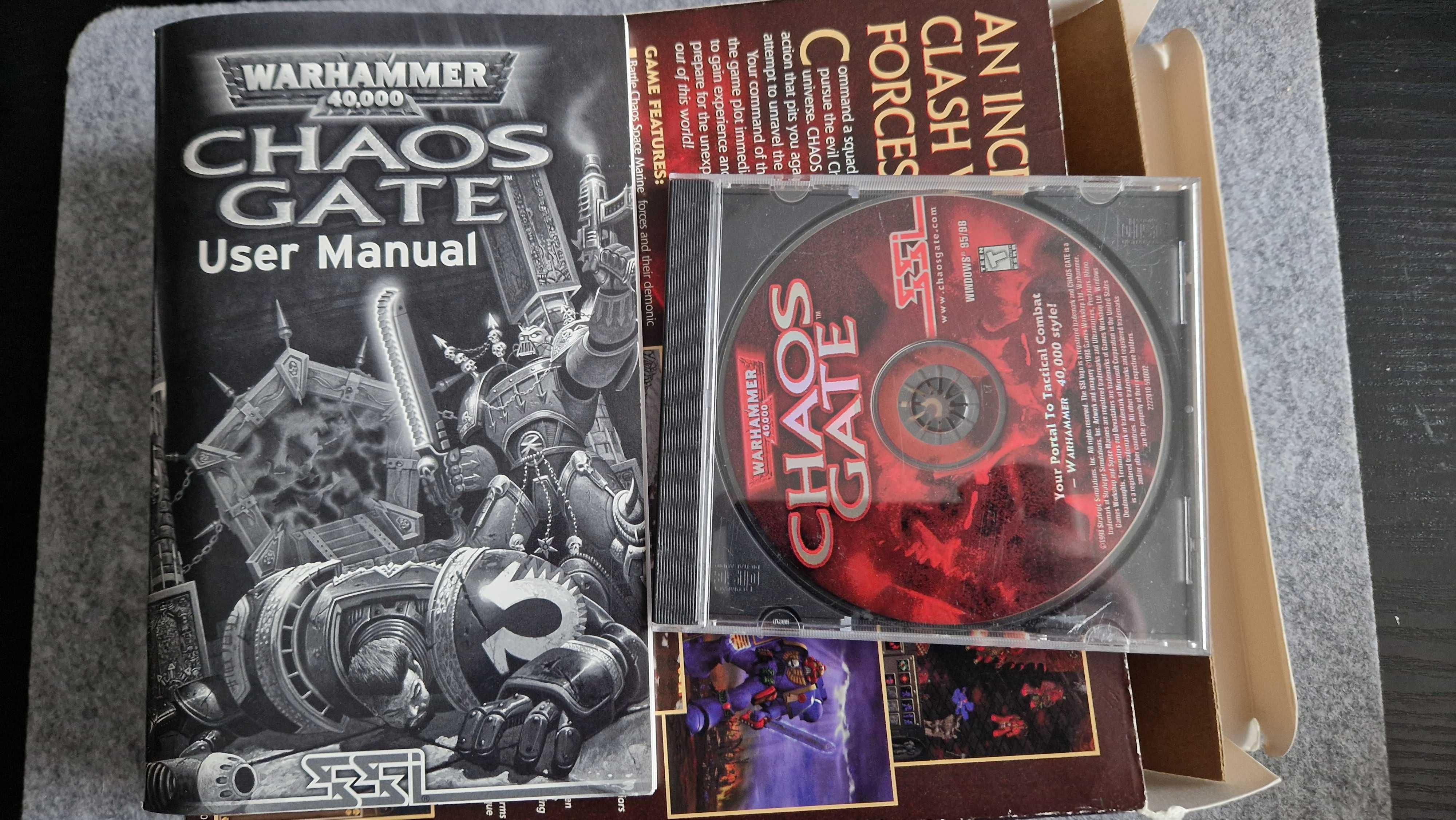 PC box Warhammer chaos gate wydanie USA
