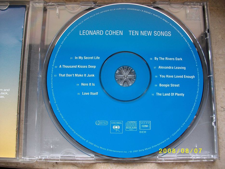 CD Leonard Cohen praticamente novo