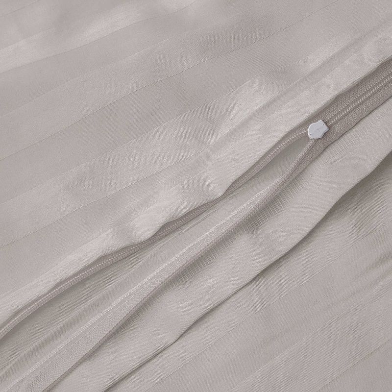 Pościel 160x200/7 części Satyna Bambus Komplet Premium Stripe