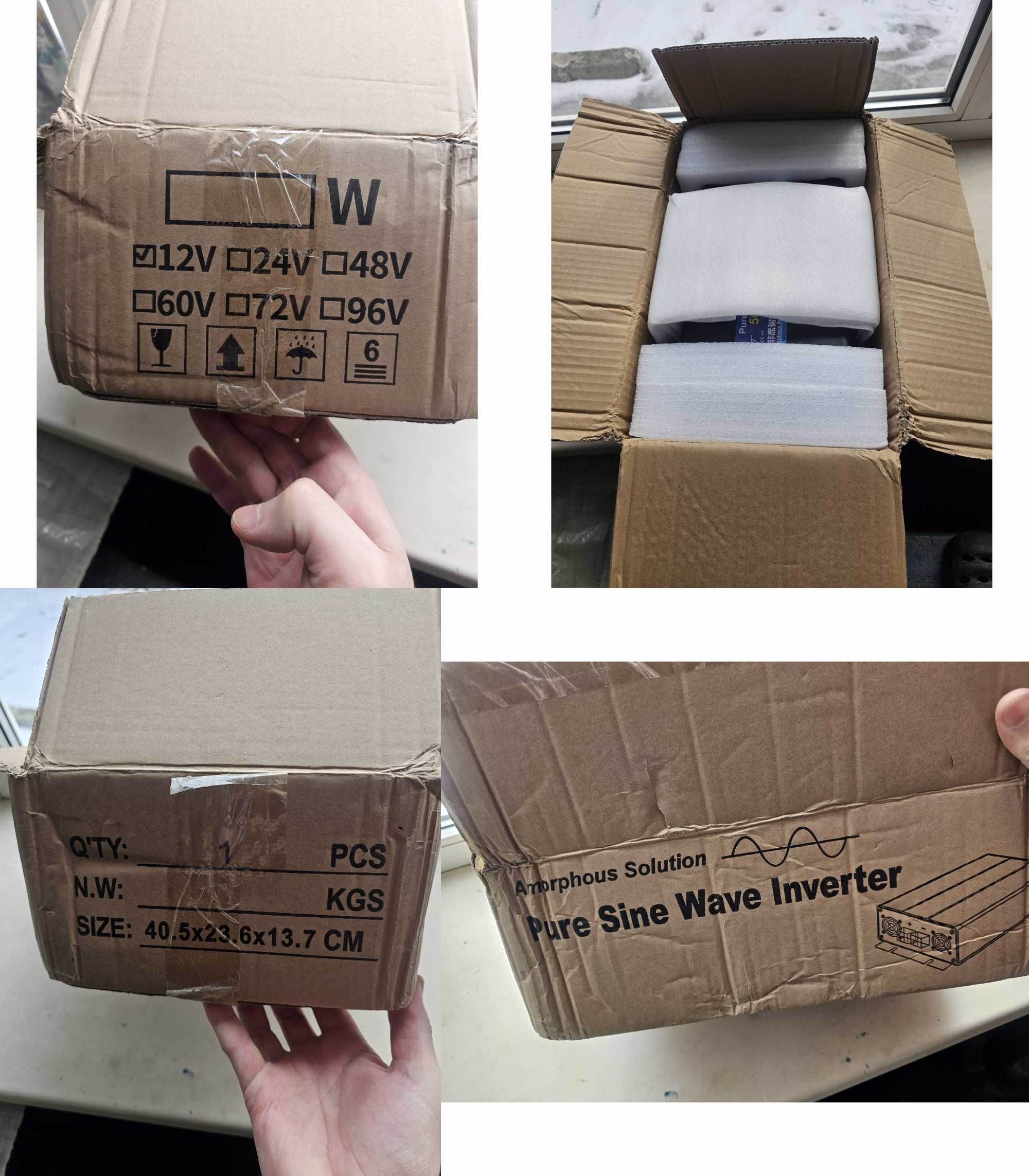 Продам інвертор із чистим синусом, новий, 5000 W.