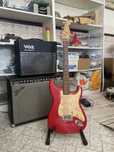 Guitarra eléctrica Squier Stratocaster Fiesta Red 2002