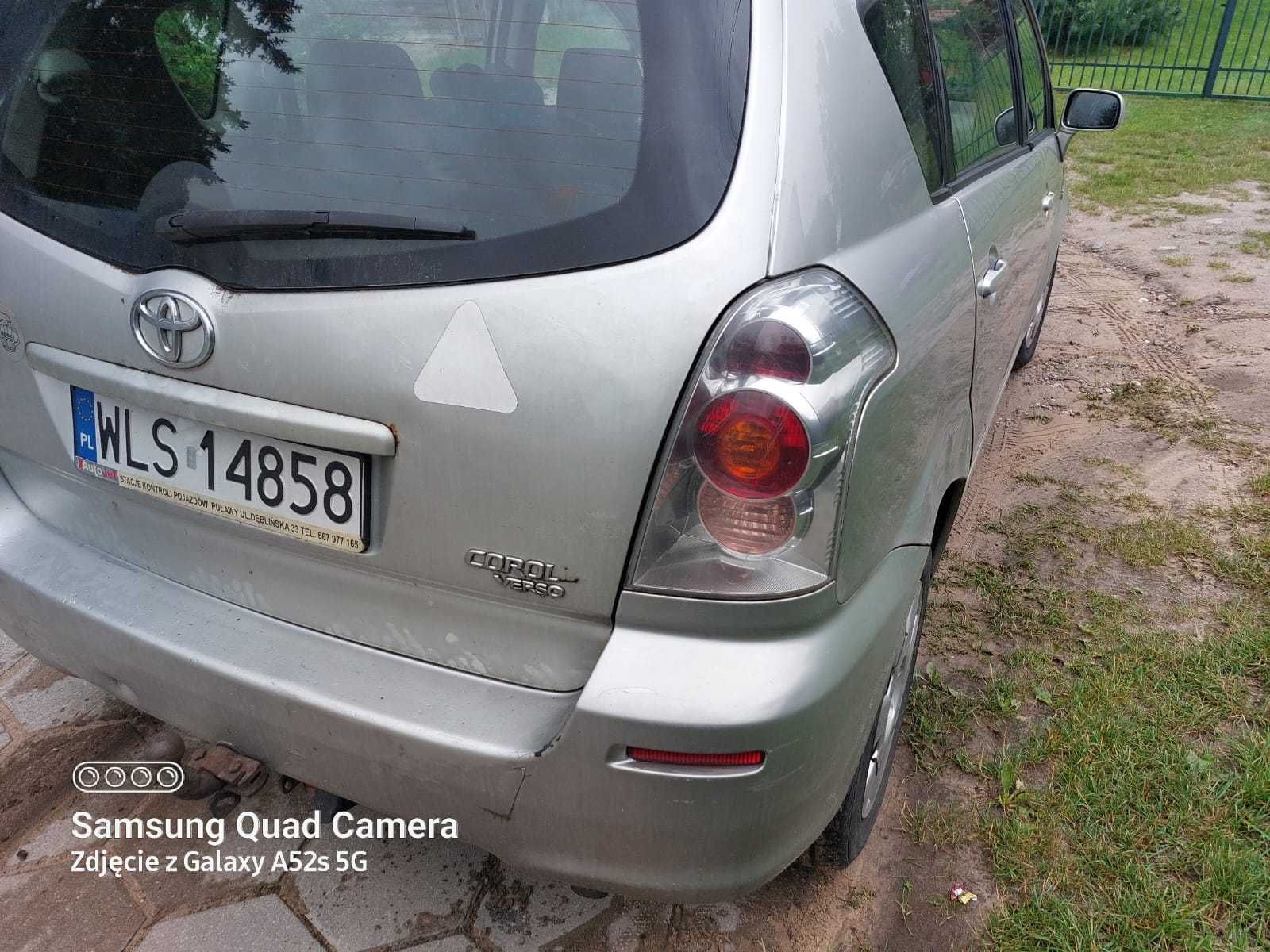 Toyota Corolla Verso 2,0 D4D Zarezerwowane