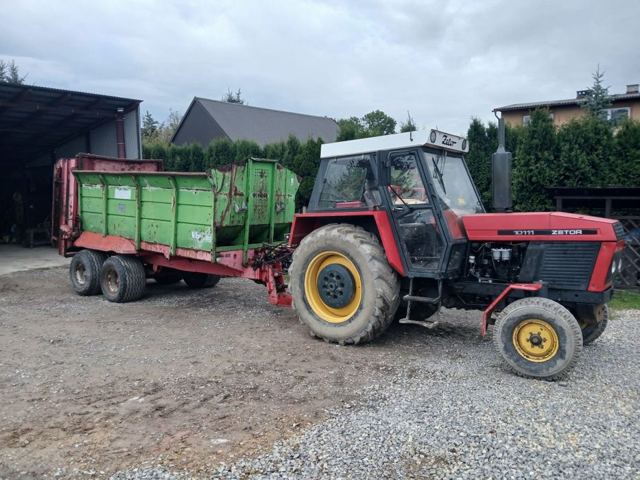 Rozrzutnik obornika tytan 11 tandem dwuosiowy hydrauliczny