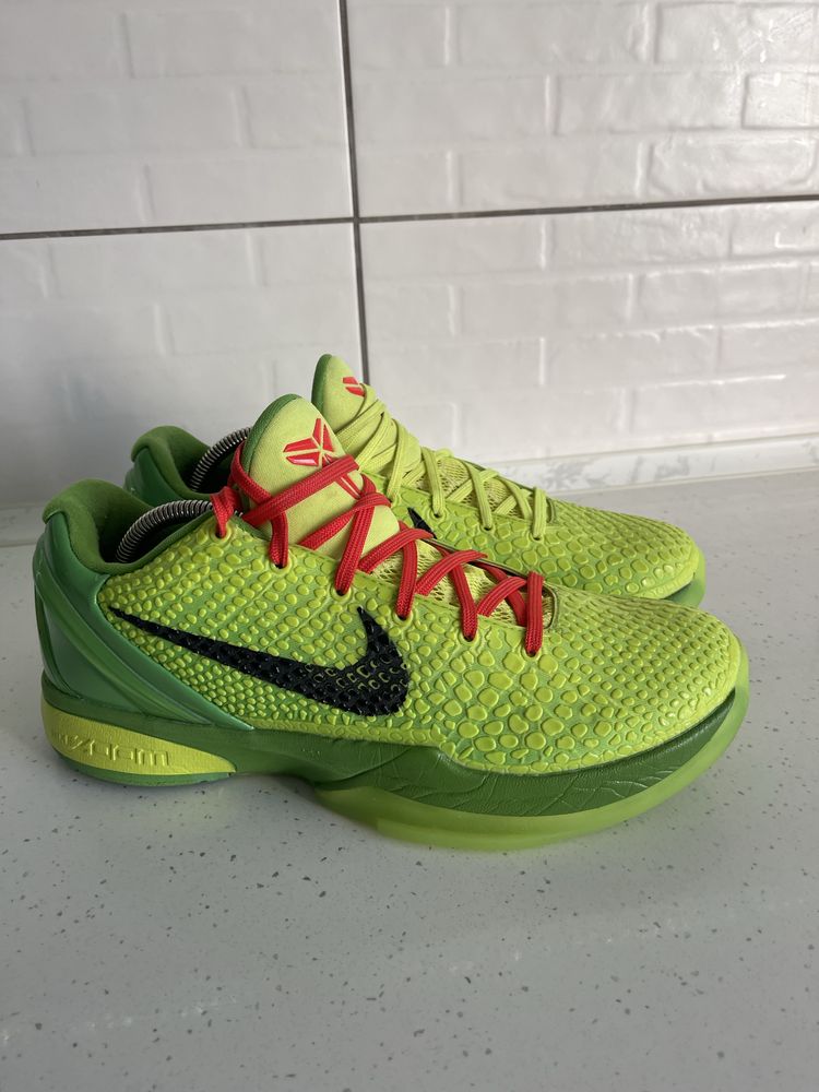 Кроссоки баскетбольние Nike Kobe 6 Protro Grinch.Кросівки Nike Kobe 6