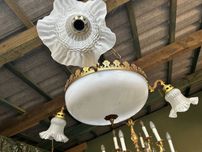 Piękny zabytkowy żyrandol w stylu secesyjnym #8045 Stylowy Węgrów