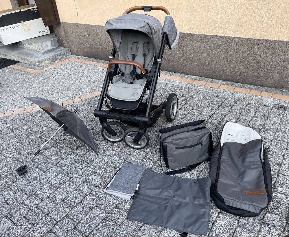 Wózek, Mutsy Igo plus mnóstwo dodatków