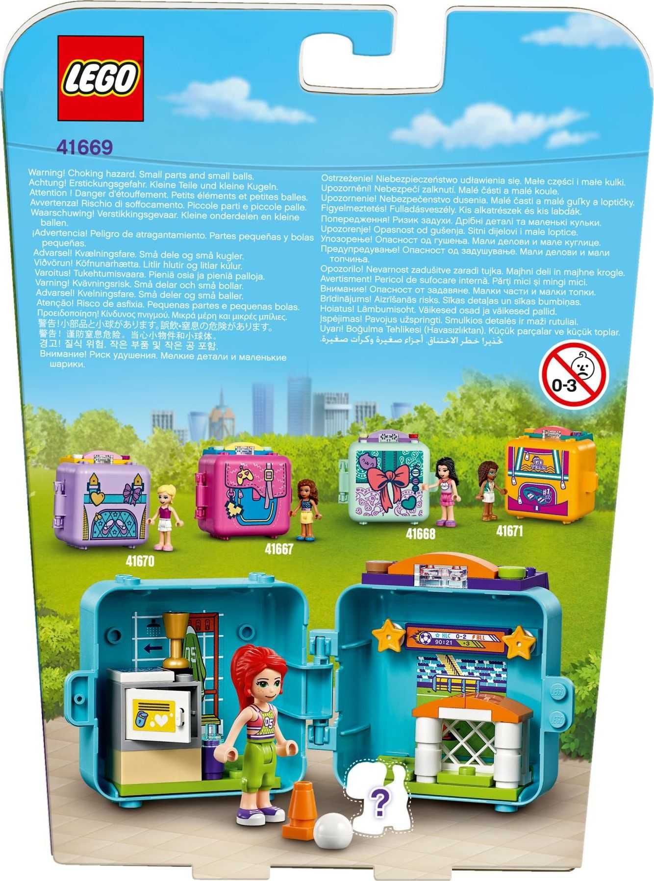 LEGO 41669 Friends Piłkarska kostka Mii - mini Lego z niespodzianką