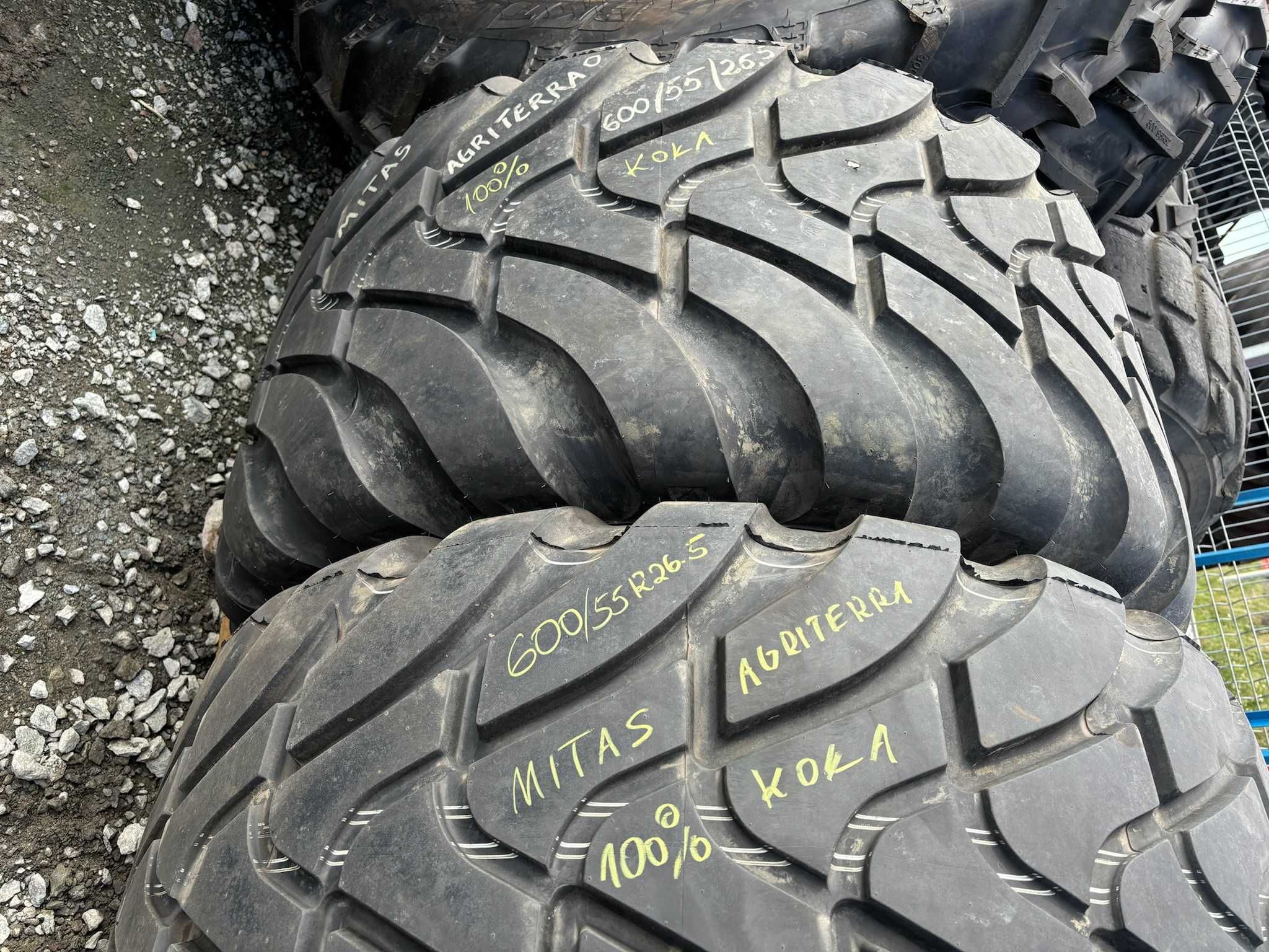 Koła Opony Rolnicze Przyczepa 600/55/26.5 600/55R26.5 MITAS JAK NOWE!
