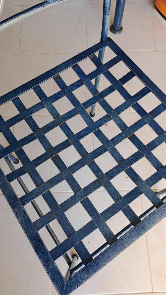 Conjunto Mesa Mármore e 4 cadeiras