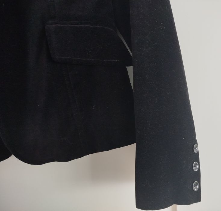 Żakiet z aksamitu/zamszu