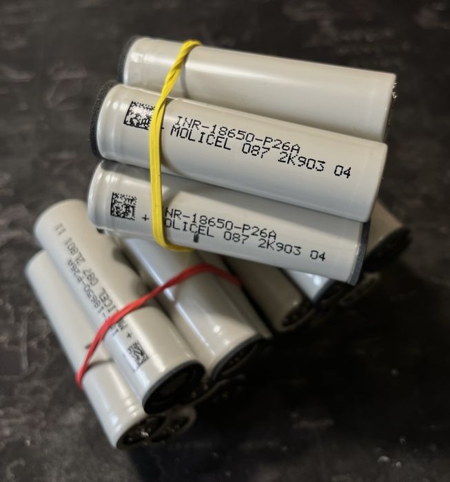 Акамулятори Molicel 18650 / 20700 sony samsung Вживані опис