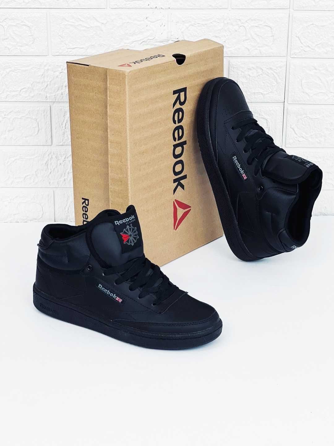 Мужские кожаные кроссовки Reebok Classic Leather кросовки рибок класик