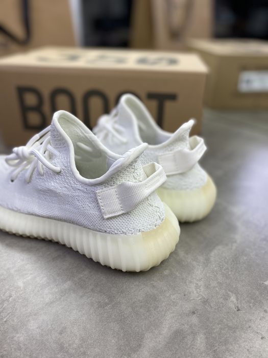 Мужские текстильные кроссовки Yeezy Boost 350 V2 Cream White ob195