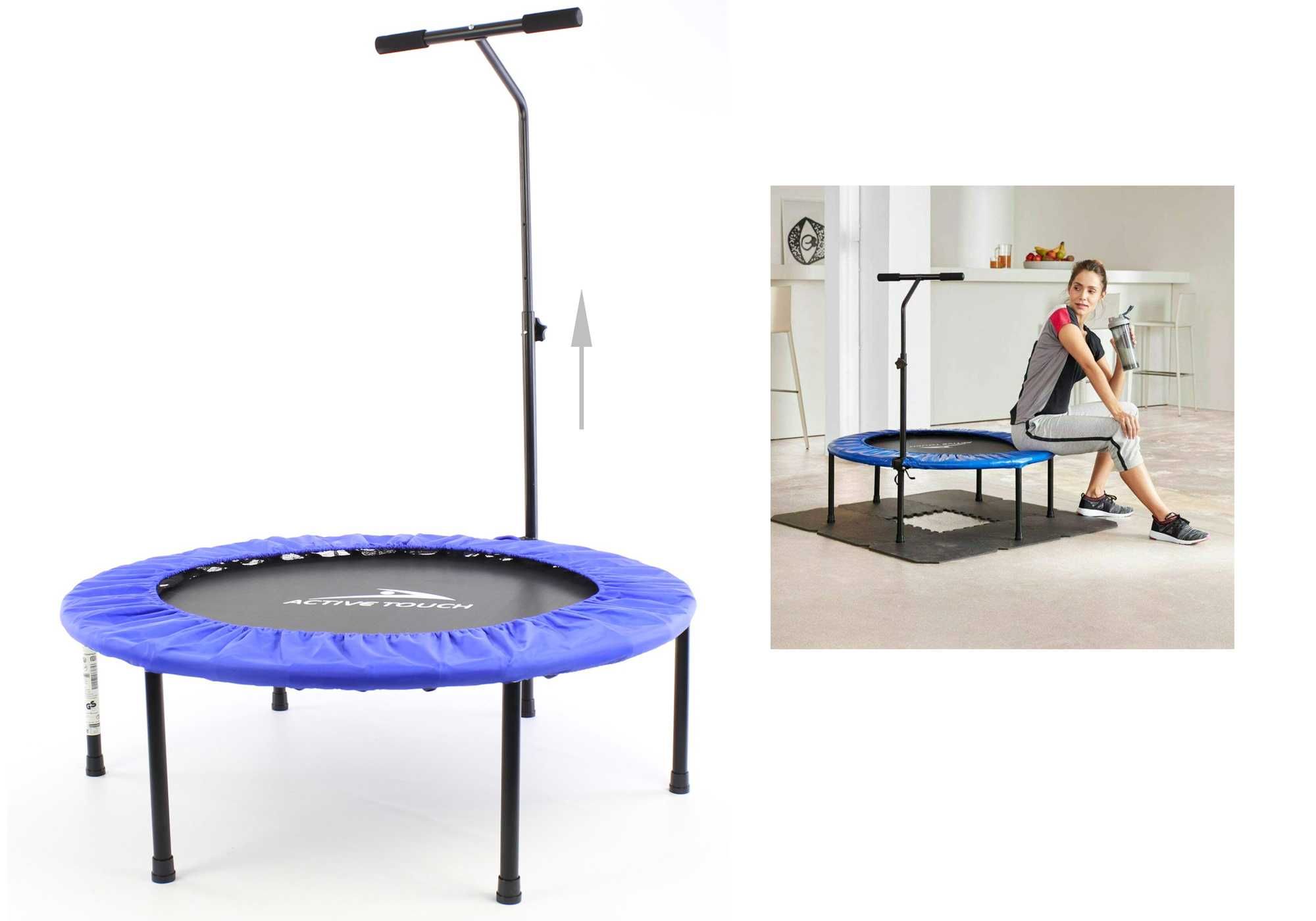 Demo Trampolina fitness z uchwytem do 100kg NOWA