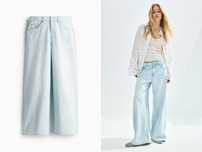 Spodnie dżinsowe Baggy Wide Low Jeans 34 nowa kole niebieskie PROMOCJA